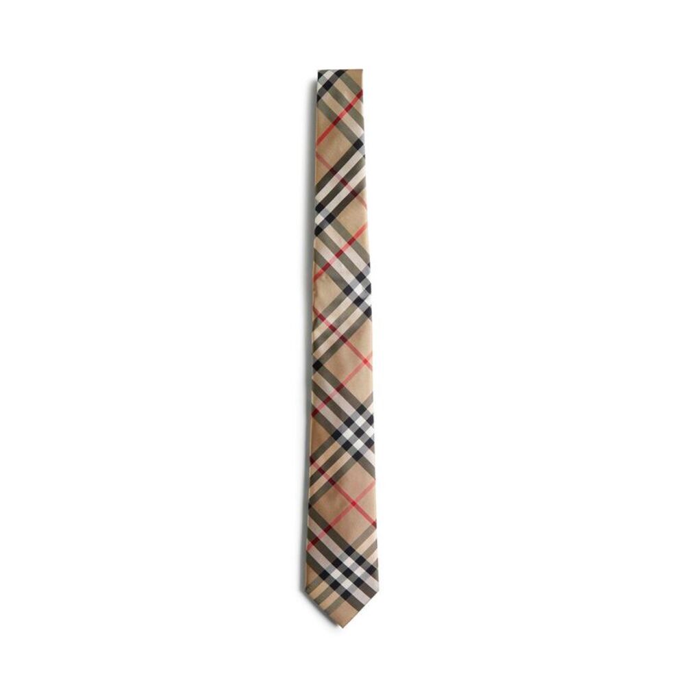 Burberry Men Check Silk Tie
